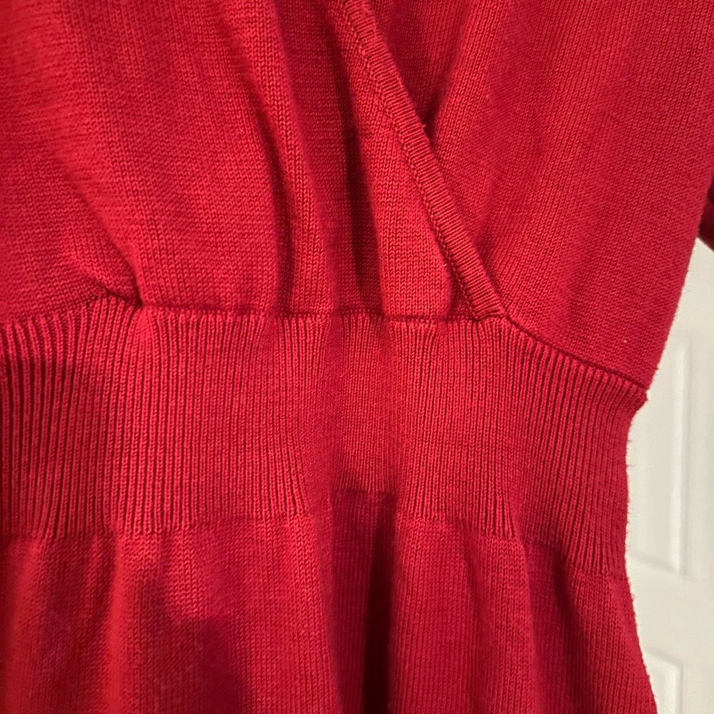 Liz Claiborne Scarlet Wrap Mini Dress - Picture 2 of 5